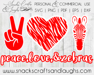 Download Peace Love Zebras Svg Zebras Mascot Svg Go Zebras Team Svg Bigheart Design Co