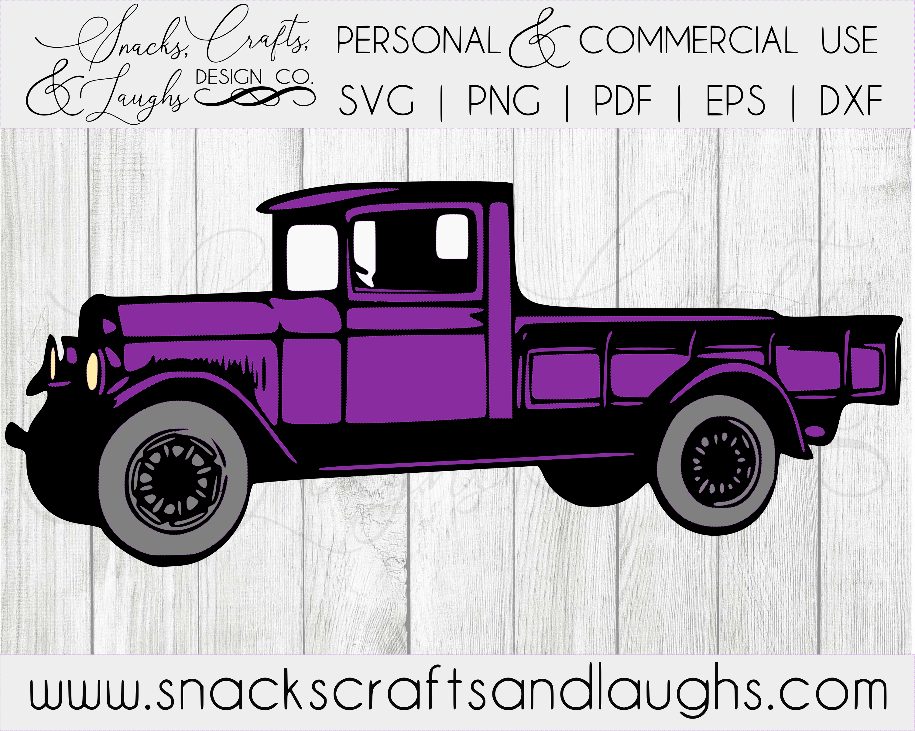 Download Vintage Truck Svg Vintage Svg Purple Truck Svg Bigheart Design Co