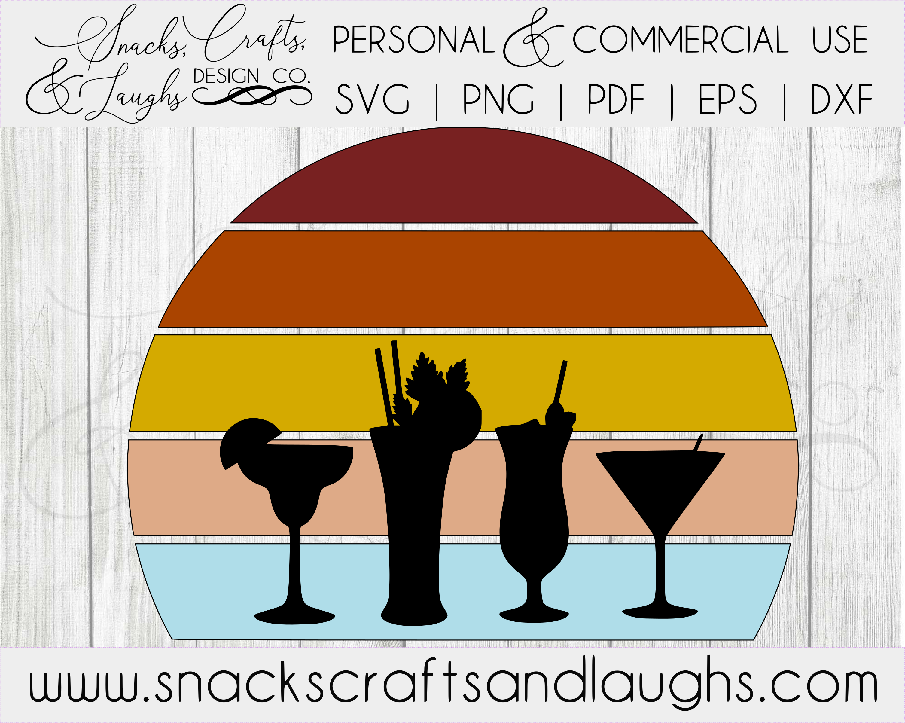 Download Sunsets And Alcohol Svg Cute Summer Svg Vintage Summertime Svg Bigheart Design Co