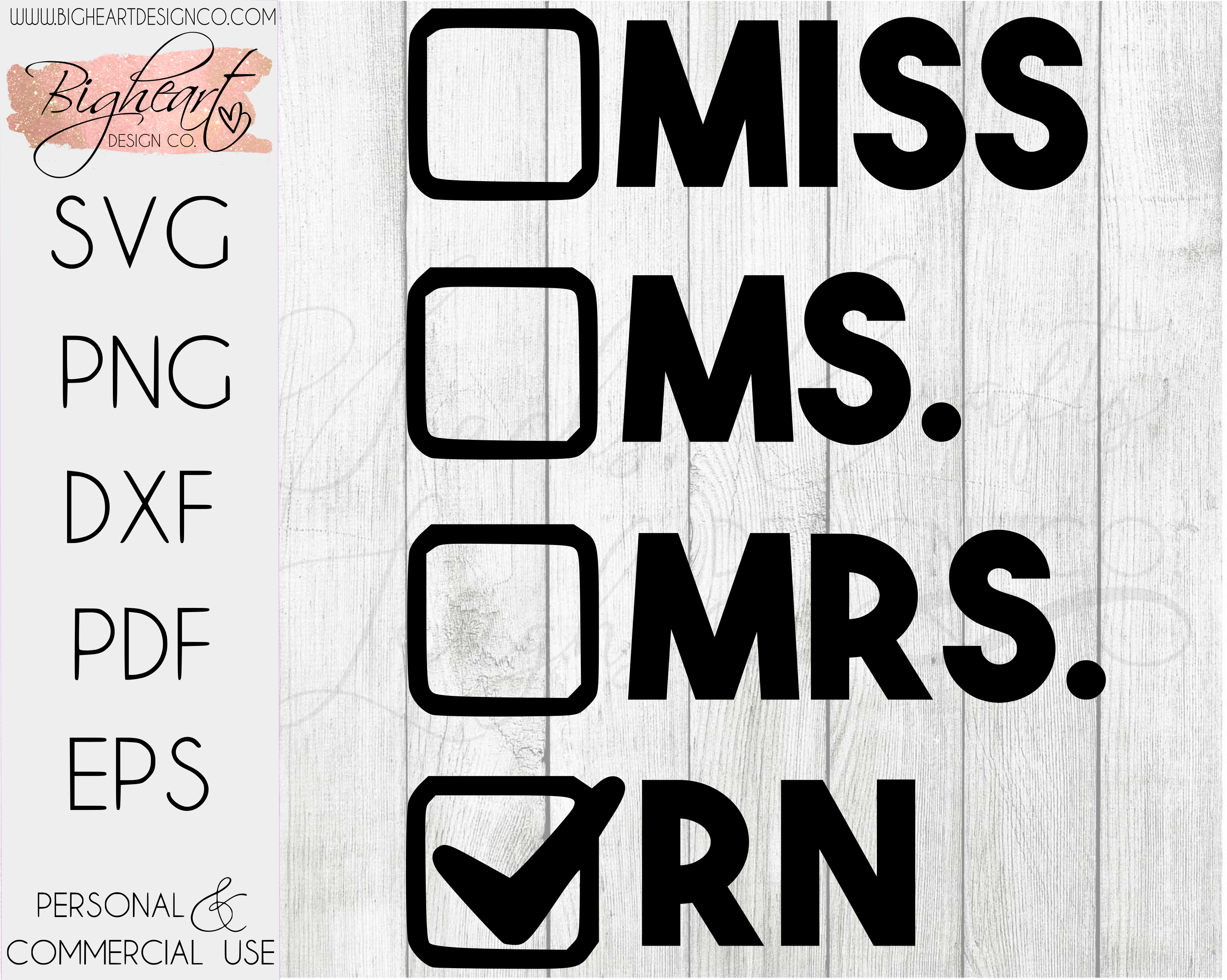Download Miss Ms. Mrs. RN SVG | Nurse SVG | Nurse Graduation Svg - Bigheart Design Co.