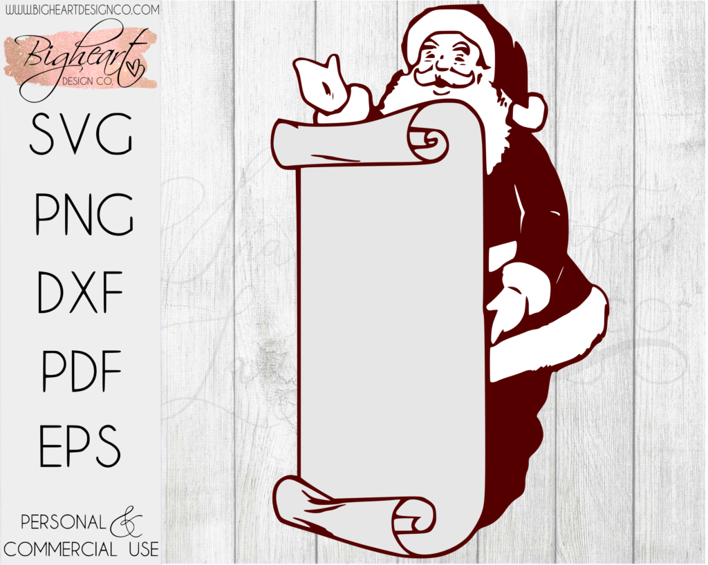 Download Layered Santa Naughty or Nice List SVG | Christmas SVG ...