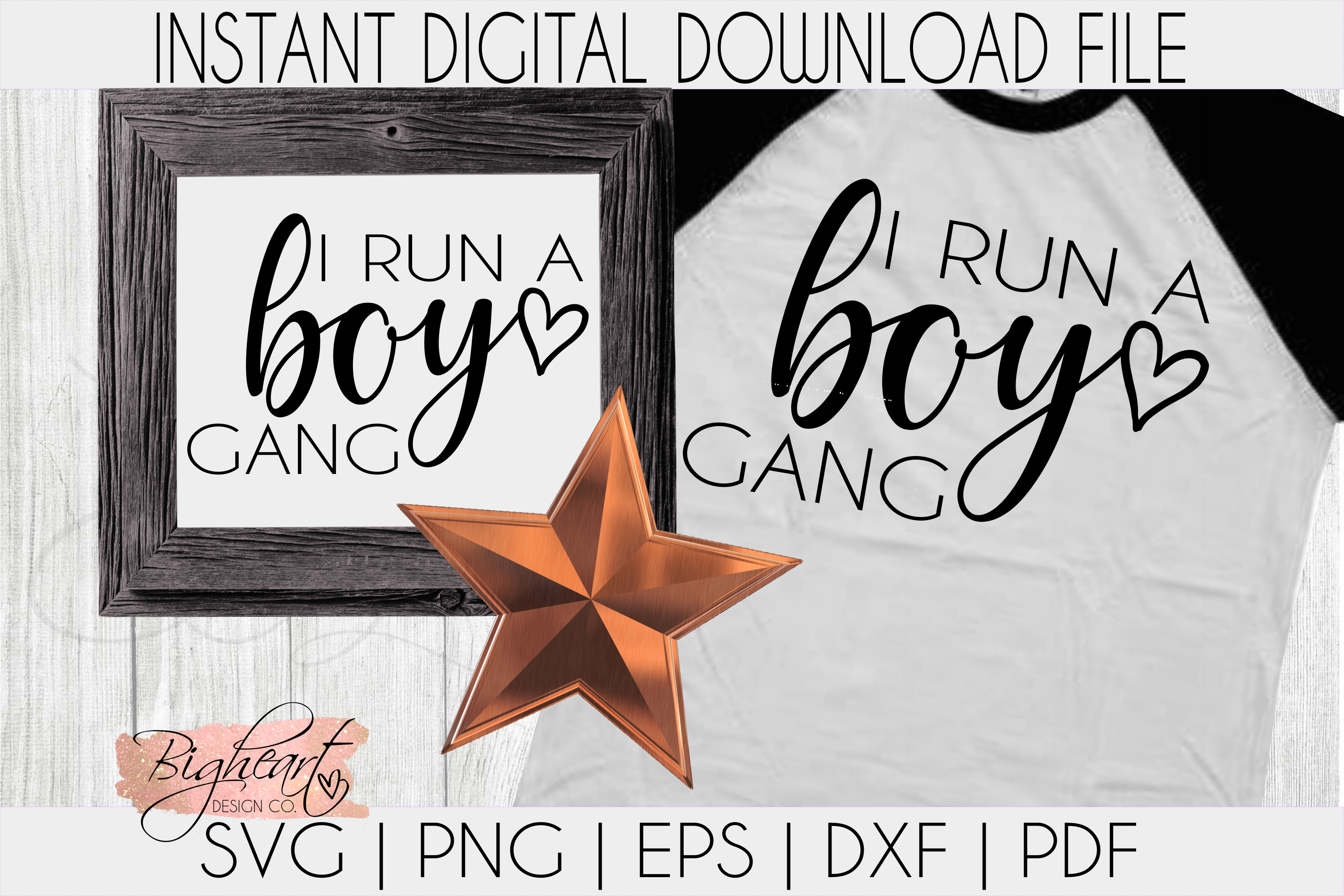 Download I Run A Boy Gang Svg Mom Of Boys Svg Boy Maker Svg Bigheart Design Co